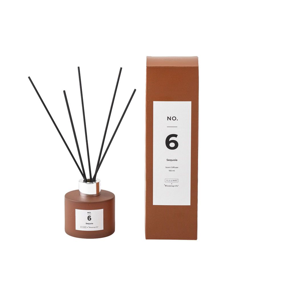 Diffuseurs de parfums - NO. 6 - Sequoia Diffuseur de parfum, Marron, Parfum Liquide - ILLUME X BLOOMINGVILLE