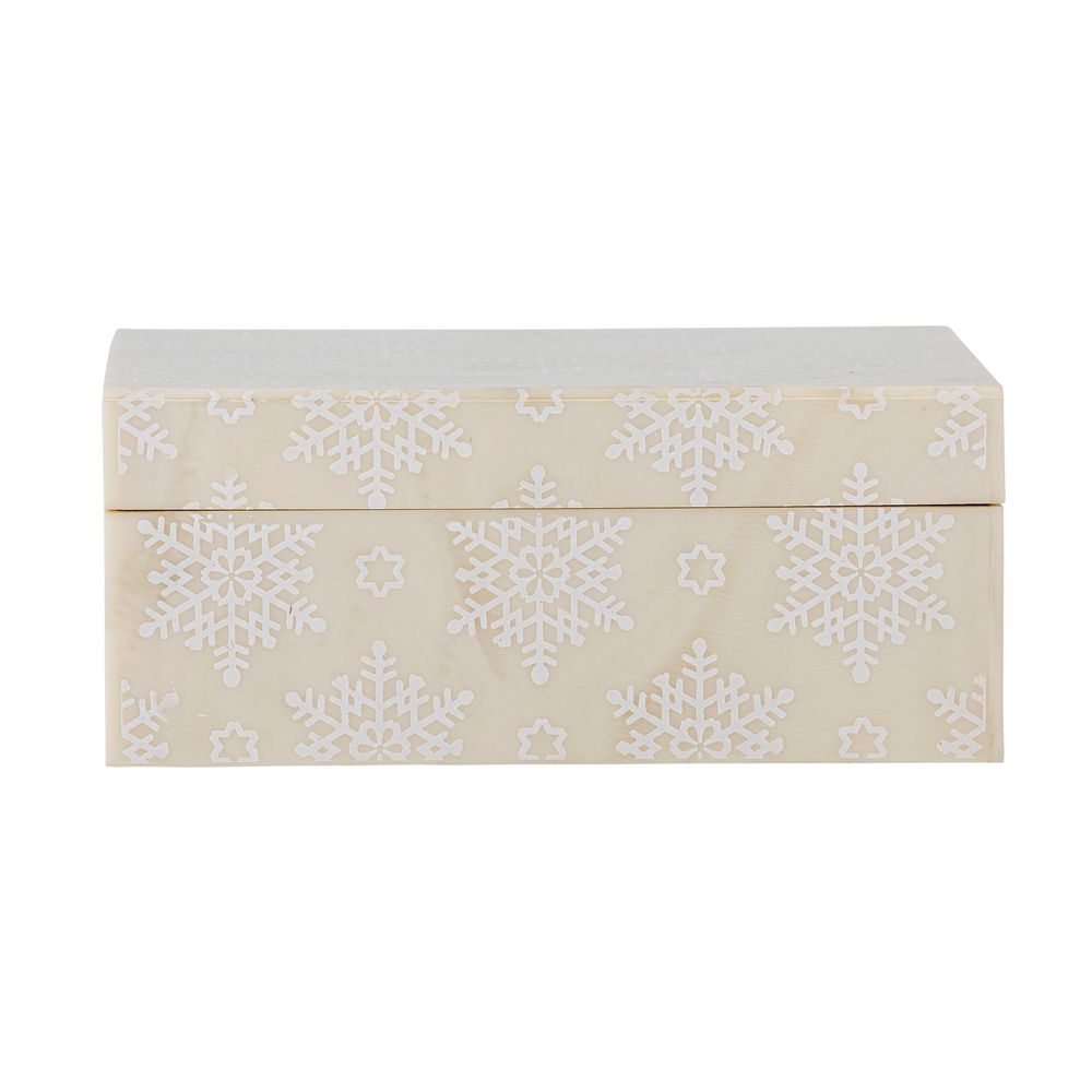 Boîtes de rangement - Cheri Boîte avec couvercle, Nature, Résine - BLOOMINGVILLE MULTIBRAND HOUSE