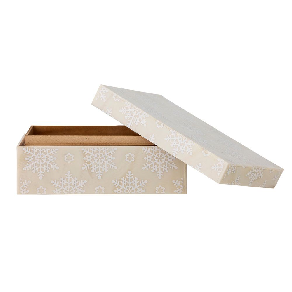 Boîtes de rangement - Cheri Boîte avec couvercle, Nature, Résine - BLOOMINGVILLE MULTIBRAND HOUSE
