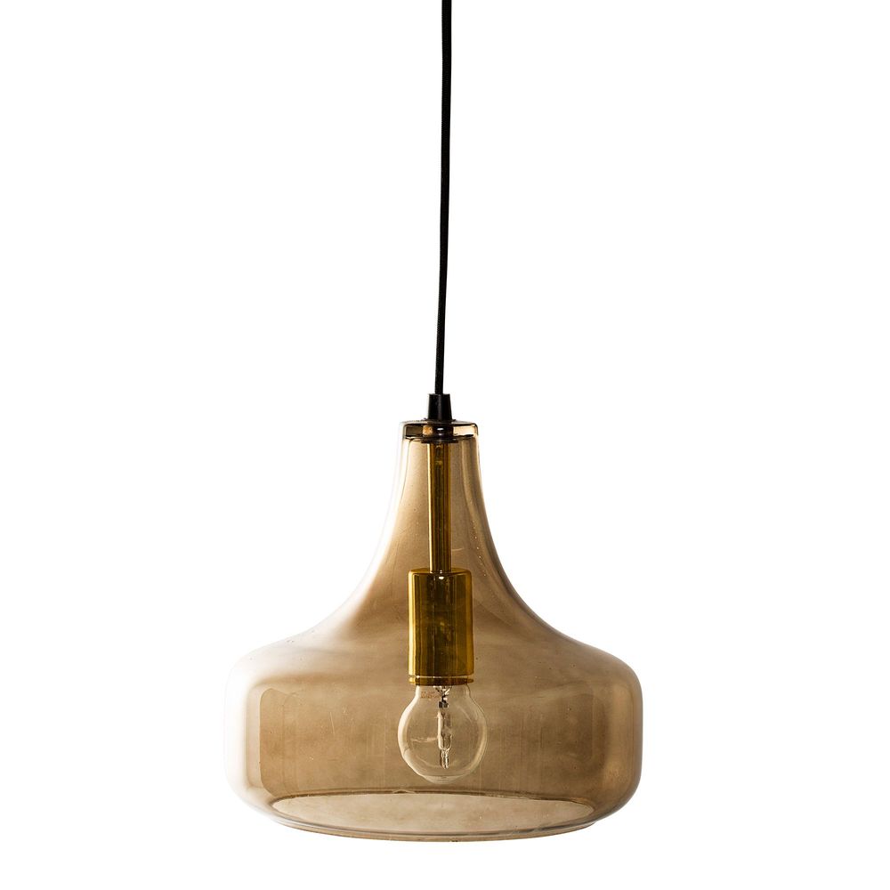 Suspensions - Yuser Lampe à suspension, Marron, Verre - BLOOMINGVILLE MULTIBRAND HOUSE