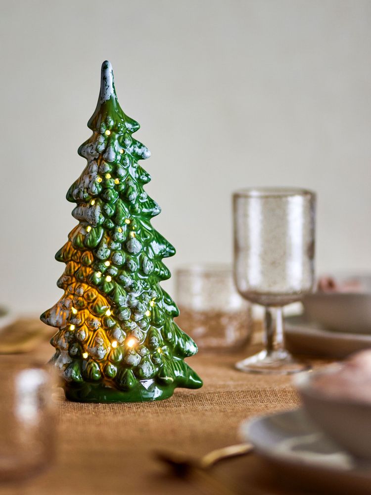 Objets de décoration - Flicka Déco avec lumière, Verte, Grès - BLOOMINGVILLE MULTIBRAND HOUSE