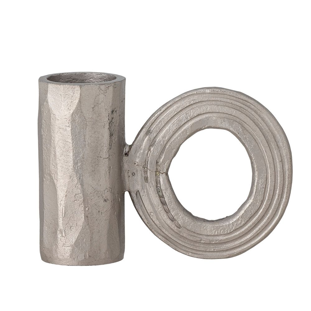 Candlesticks and candle holders - Kensi Candle Holder, Silver, Metal - BLOOMINGVILLE MULTIBRAND HOUSE