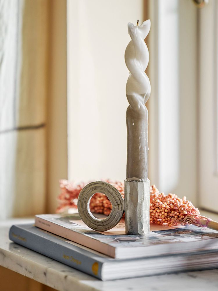 Candlesticks and candle holders - Kensi Candle Holder, Silver, Metal - BLOOMINGVILLE MULTIBRAND HOUSE