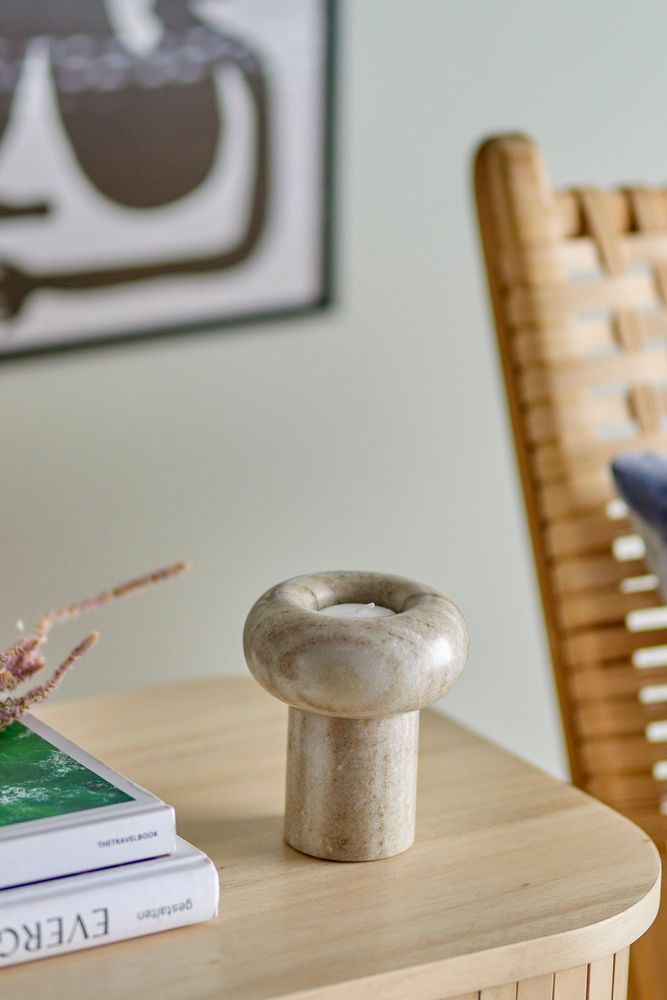 Candlesticks and candle holders - Isabea Votive, Nature, Marble  - BLOOMINGVILLE MULTIBRAND HOUSE