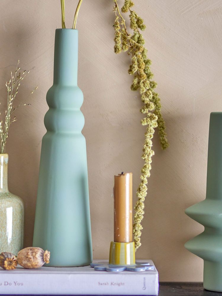 Vases - Isolde Vase, Verte, Grès - BLOOMINGVILLE MULTIBRAND HOUSE