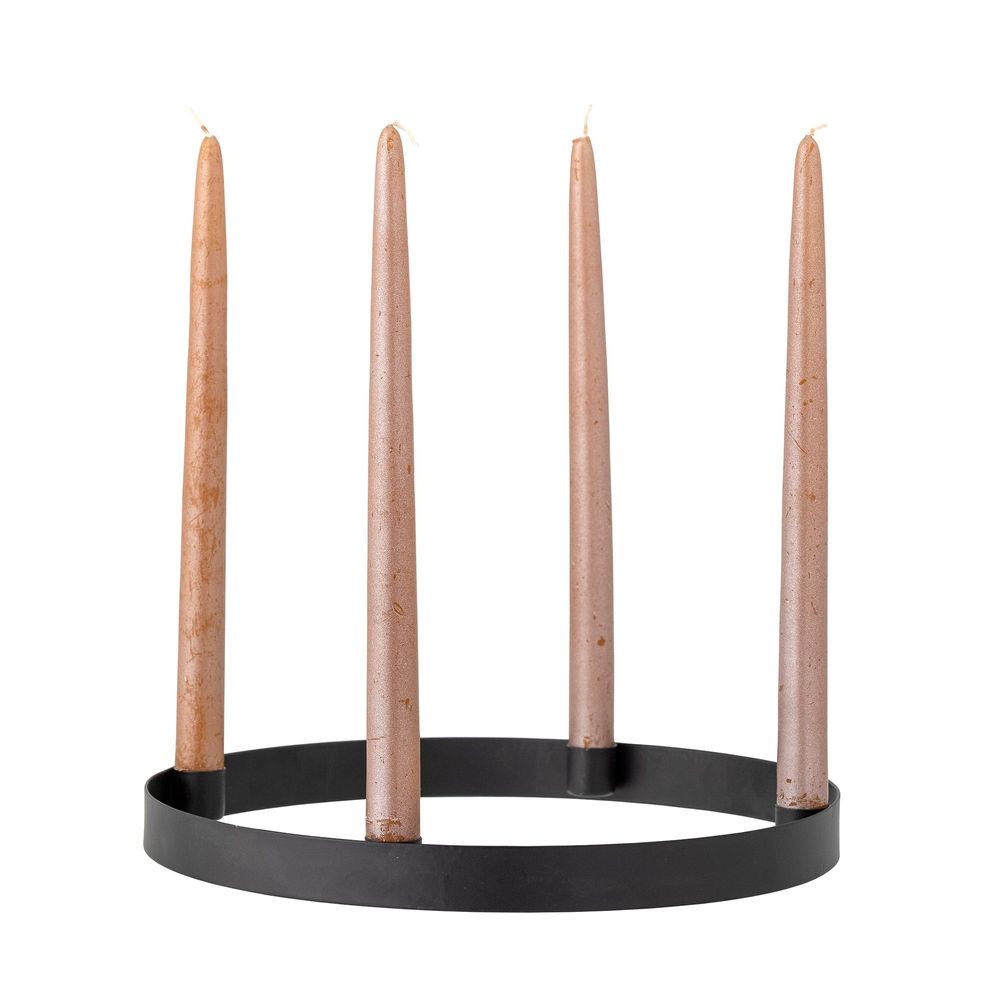 Bougeoirs et photophores - Kwelu Bougeoir, Noir, Métal - BLOOMINGVILLE MULTIBRAND HOUSE
