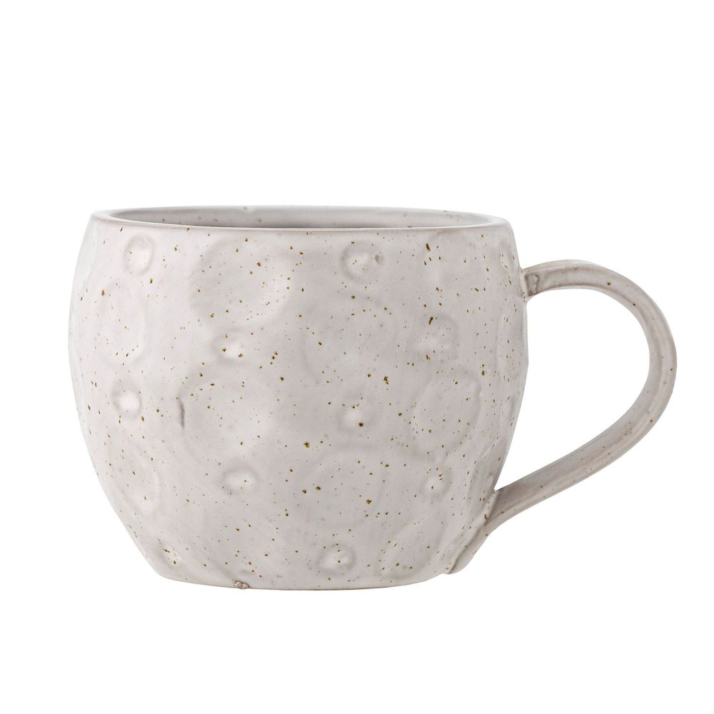 Mugs - Maian Mug, White, Stoneware - CREATIVE COLLECTION