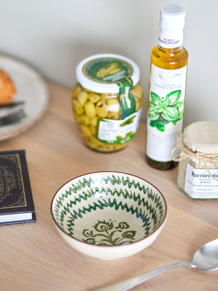 Bowls - Heikki Bowl, Green, Stoneware  - BLOOMINGVILLE MULTIBRAND HOUSE