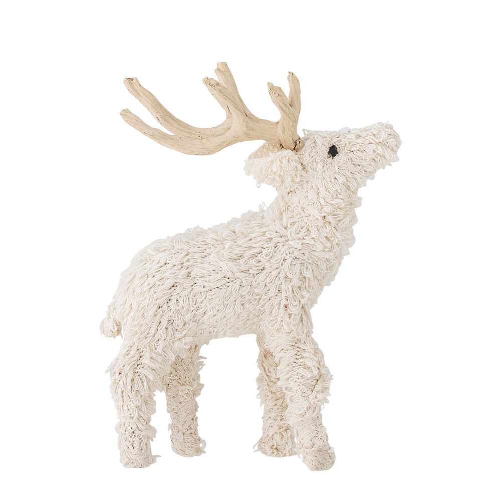 Objets de décoration - Elmo Déco, Blanc, Coton - BLOOMINGVILLE MULTIBRAND HOUSE
