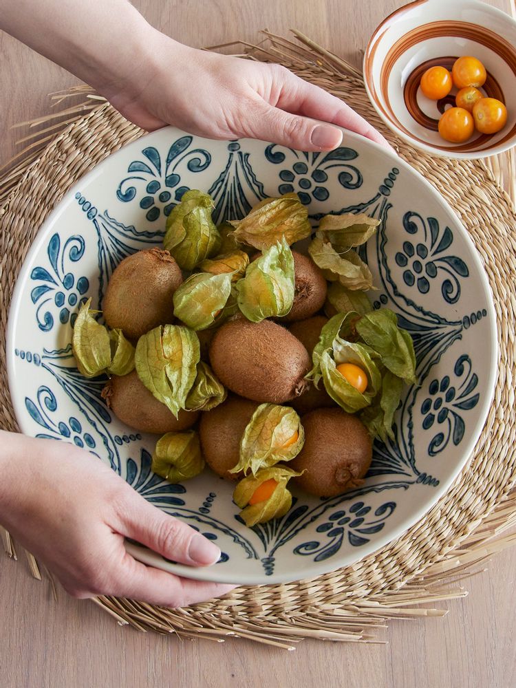 Bowls - Heikki Bowl, Blue, Stoneware - BLOOMINGVILLE MULTIBRAND HOUSE