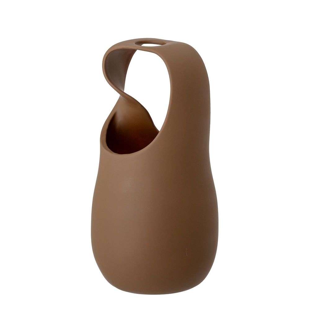 Vases - Nicita Vase, Brown, Stoneware - BLOOMINGVILLE MULTIBRAND HOUSE
