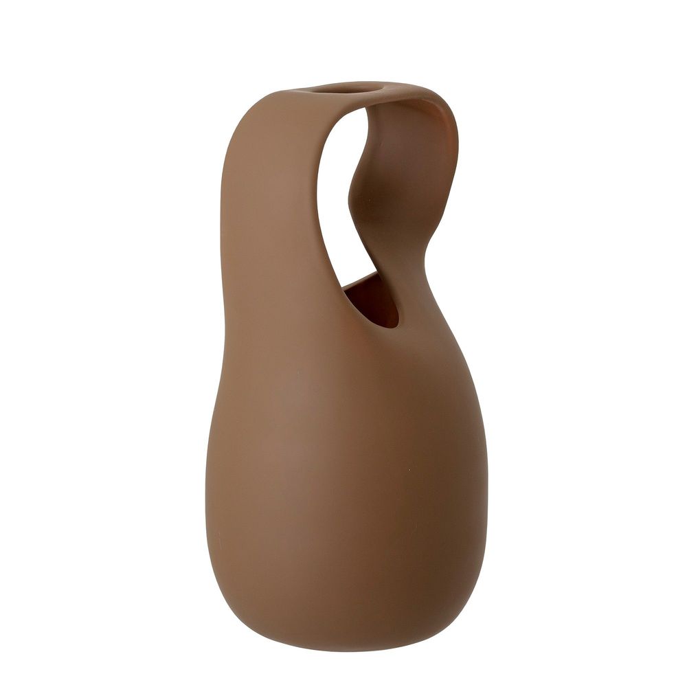 Vases - Nicita Vase, Brown, Stoneware - BLOOMINGVILLE MULTIBRAND HOUSE