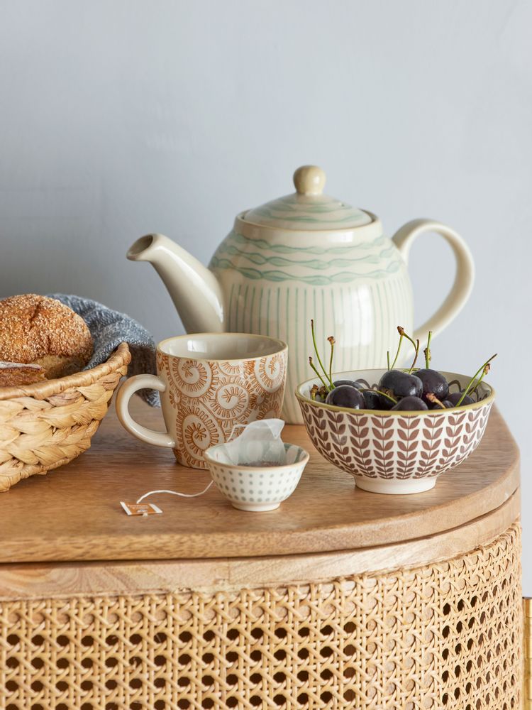 Bowls - Maple Bowl, Brown, Stoneware - CREATIVE COLLECTION