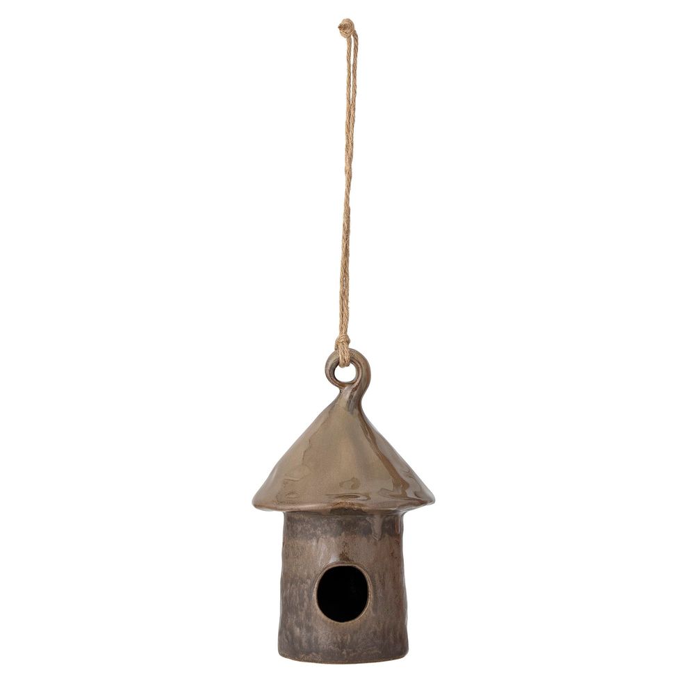 Accessoires de déco extérieure - Louka Mangeoire pour oiseaux, Marron, Grès  - BLOOMINGVILLE MULTIBRAND HOUSE