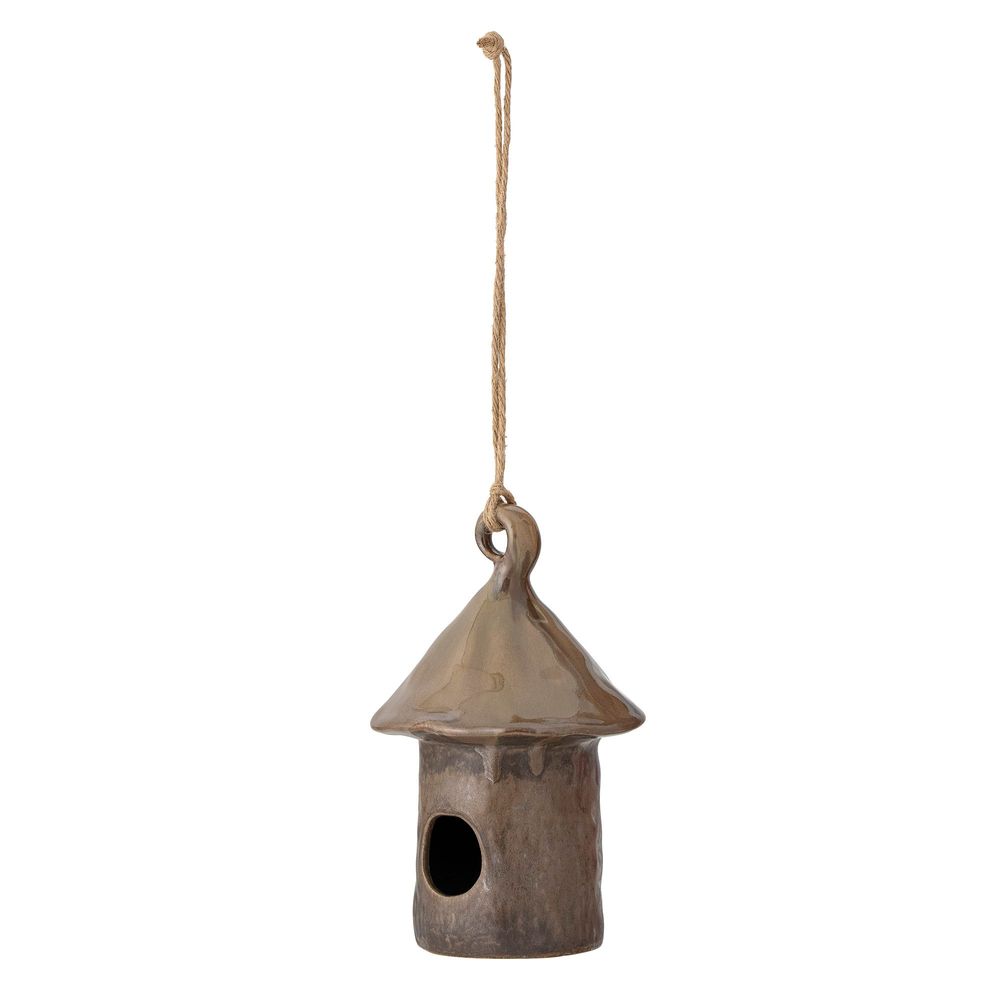 Accessoires de déco extérieure - Louka Mangeoire pour oiseaux, Marron, Grès  - BLOOMINGVILLE MULTIBRAND HOUSE