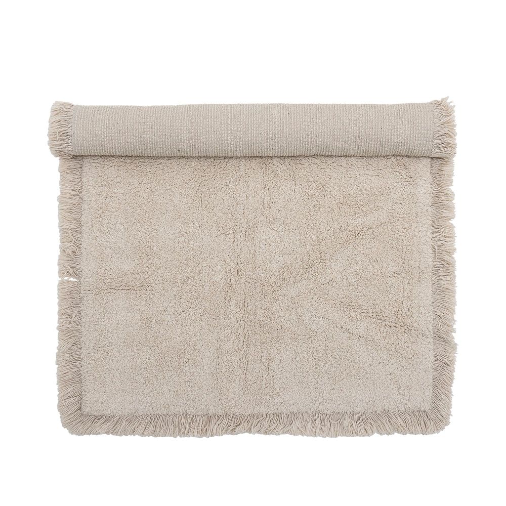 Bathroom storage - Alobo Bath Mat, Nature, Cotton - BLOOMINGVILLE MULTIBRAND HOUSE