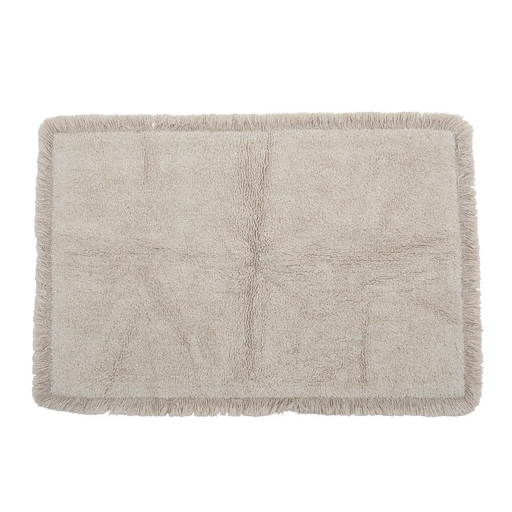 Bathroom storage - Alobo Bath Mat, Nature, Cotton - BLOOMINGVILLE MULTIBRAND HOUSE