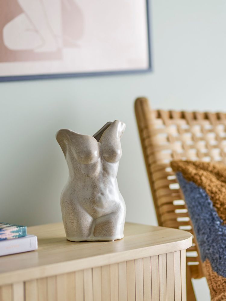 Vases - Athena Vase, Nature, Grès - BLOOMINGVILLE MULTIBRAND HOUSE