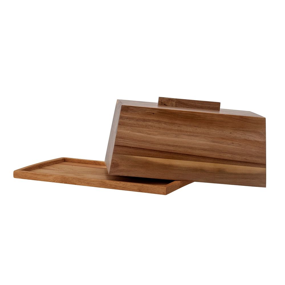 Boîtes de rangement - Basil Boîte à pain, Marron, Acacia - BLOOMINGVILLE MULTIBRAND HOUSE