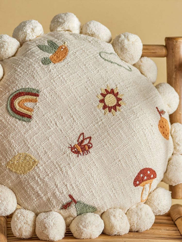 Coussins - Agnes Coussin, Nature, Coton - BLOOMINGVILLE MINI