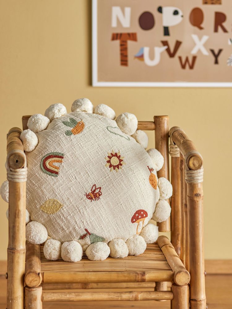 Coussins - Agnes Coussin, Nature, Coton - BLOOMINGVILLE MINI