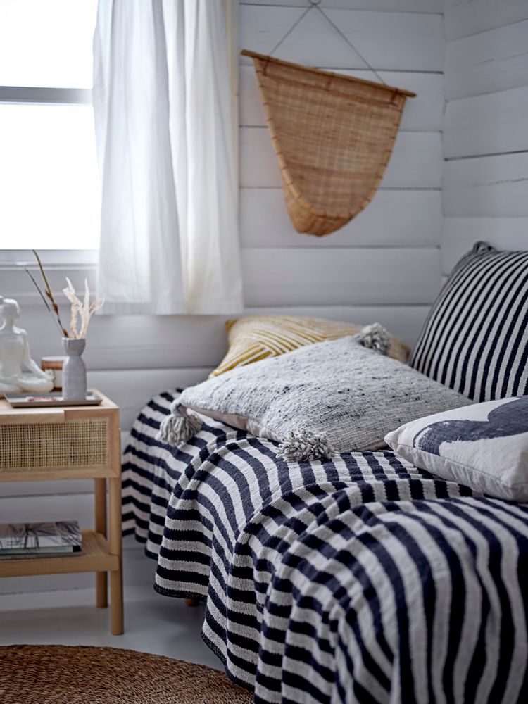 Coussins - Giana Coussin, Jaune, Coton  - BLOOMINGVILLE MULTIBRAND HOUSE
