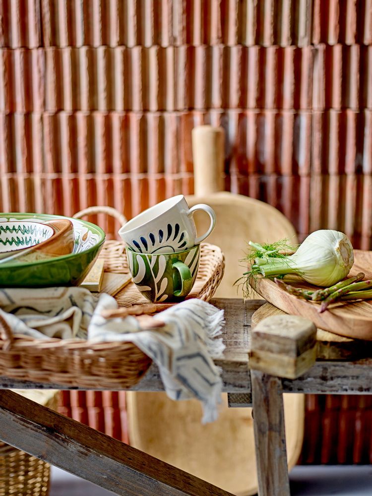 Tasses et mugs - Heikki Tasse, Verte, Grès - BLOOMINGVILLE MULTIBRAND HOUSE