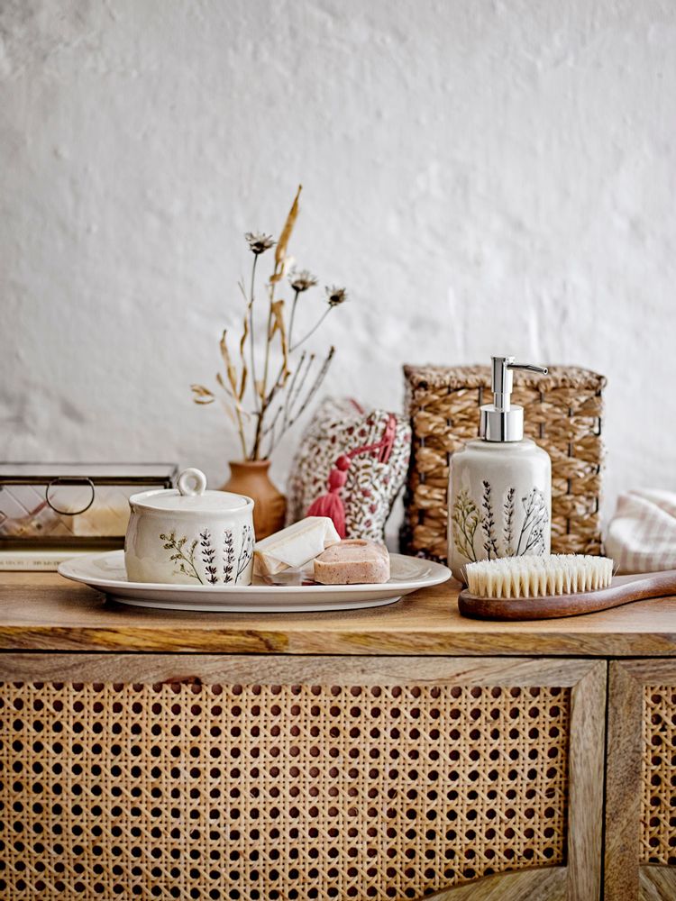 Kitchen utensils - Bea Serving Plate, Nature, Stoneware - BLOOMINGVILLE MULTIBRAND HOUSE