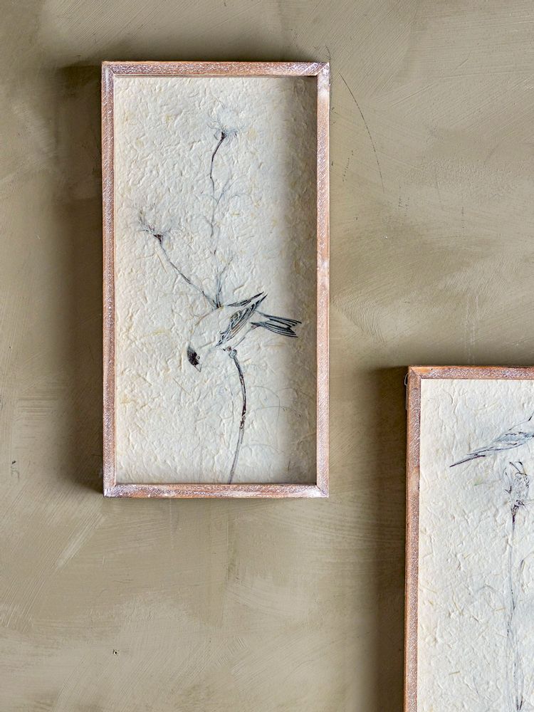 Other wall decoration - Aurel Illustration w/ Frame, Nature, Firwood - CREATIVE COLLECTION