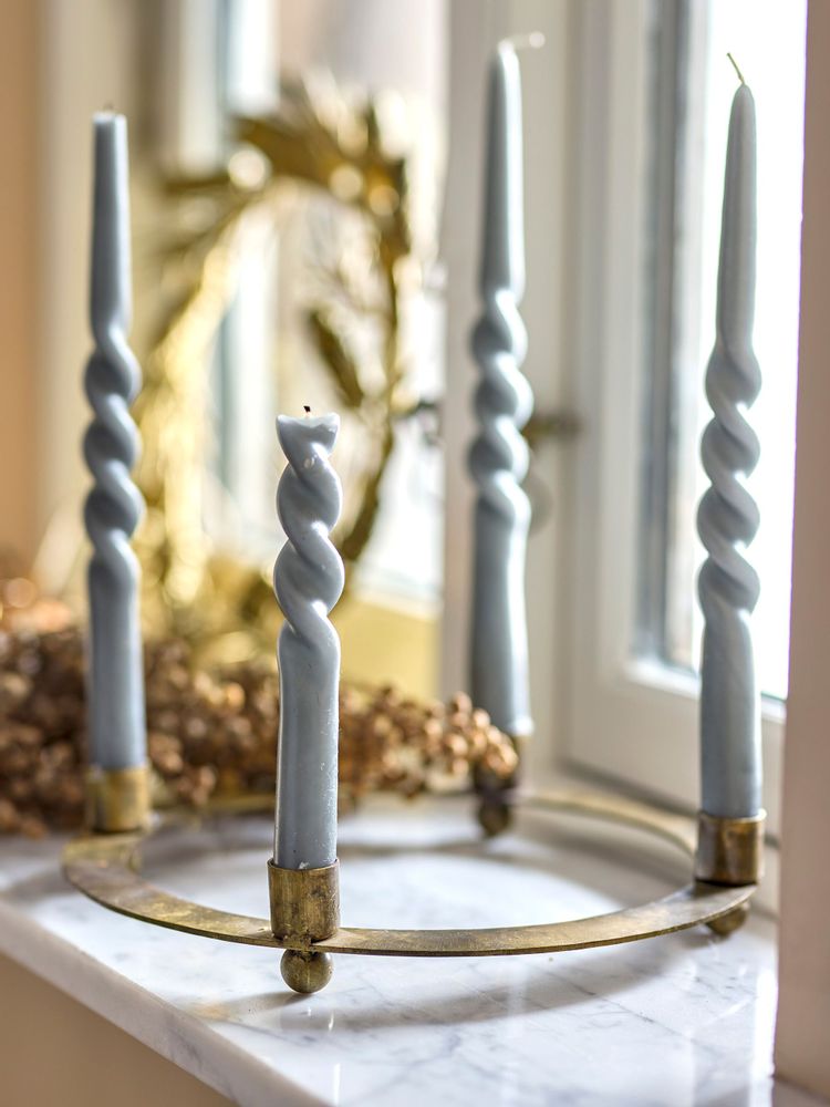 Bougeoirs et photophores - Gisela Bougeoir, Brass, Métal - BLOOMINGVILLE MULTIBRAND HOUSE