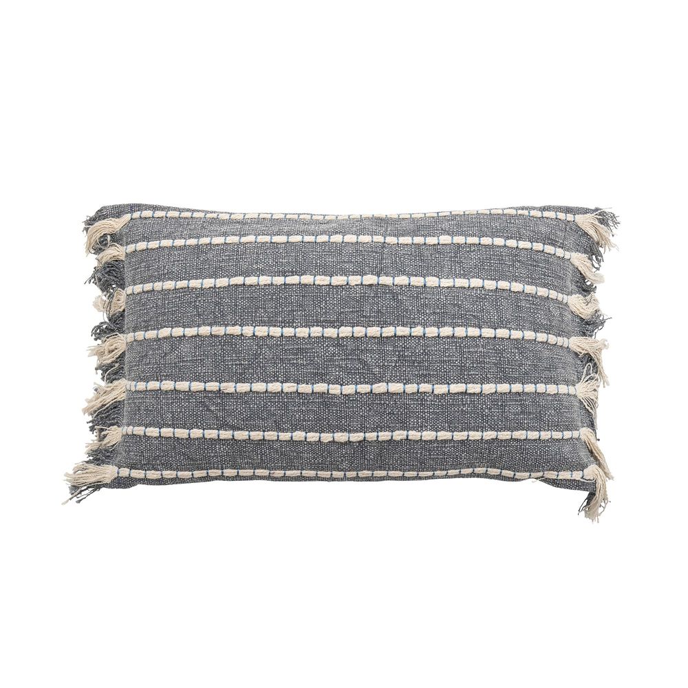 Coussins - Atiki Coussin, Blue, Coton  - CREATIVE COLLECTION