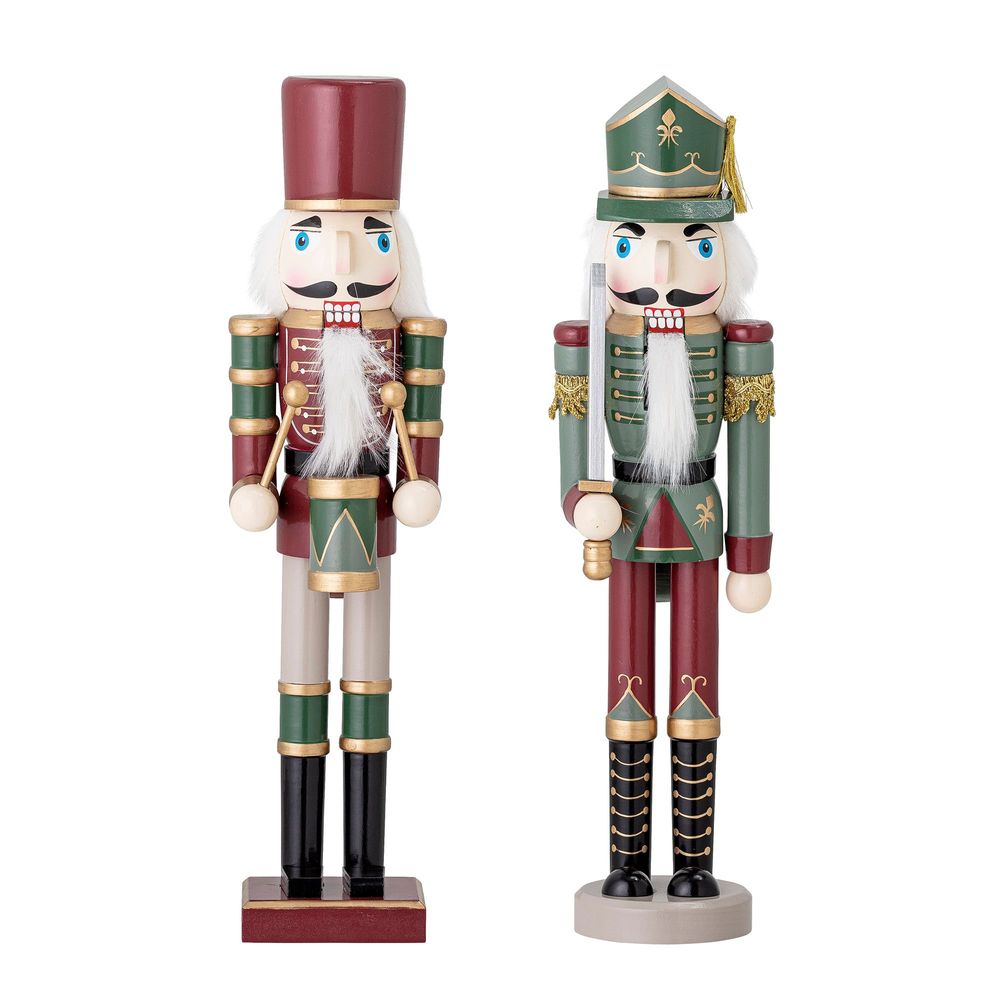 Decorative objects - Darren Deco, Green, Wood Set of 2 - BLOOMINGVILLE MULTIBRAND HOUSE