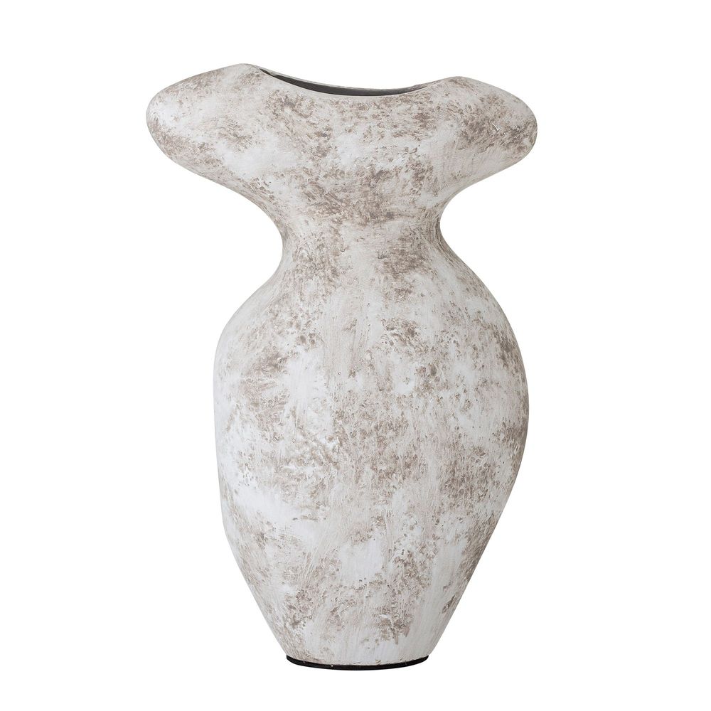 Vases - Nori Deco Vase, Grey, Terracotta - BLOOMINGVILLE MULTIBRAND HOUSE