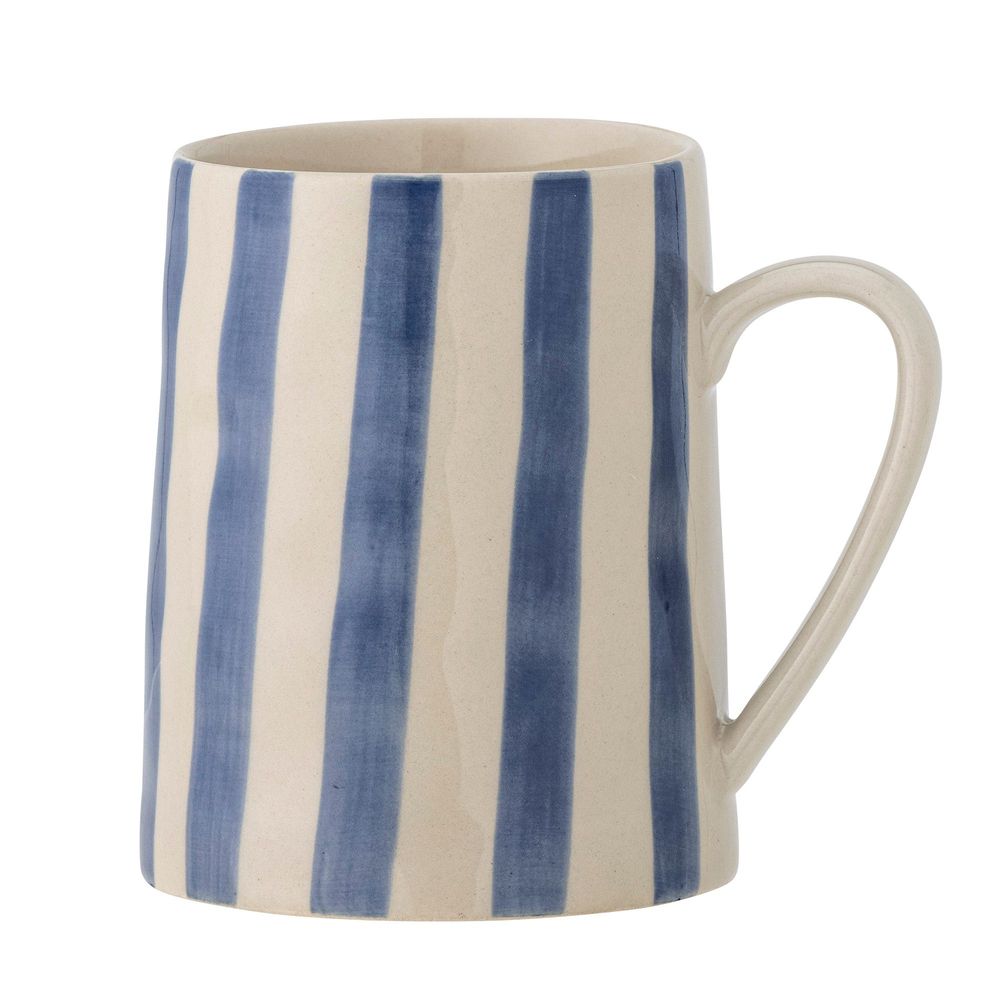 Mugs - Begonia Mug, Blue, Stoneware - CREATIVE COLLECTION