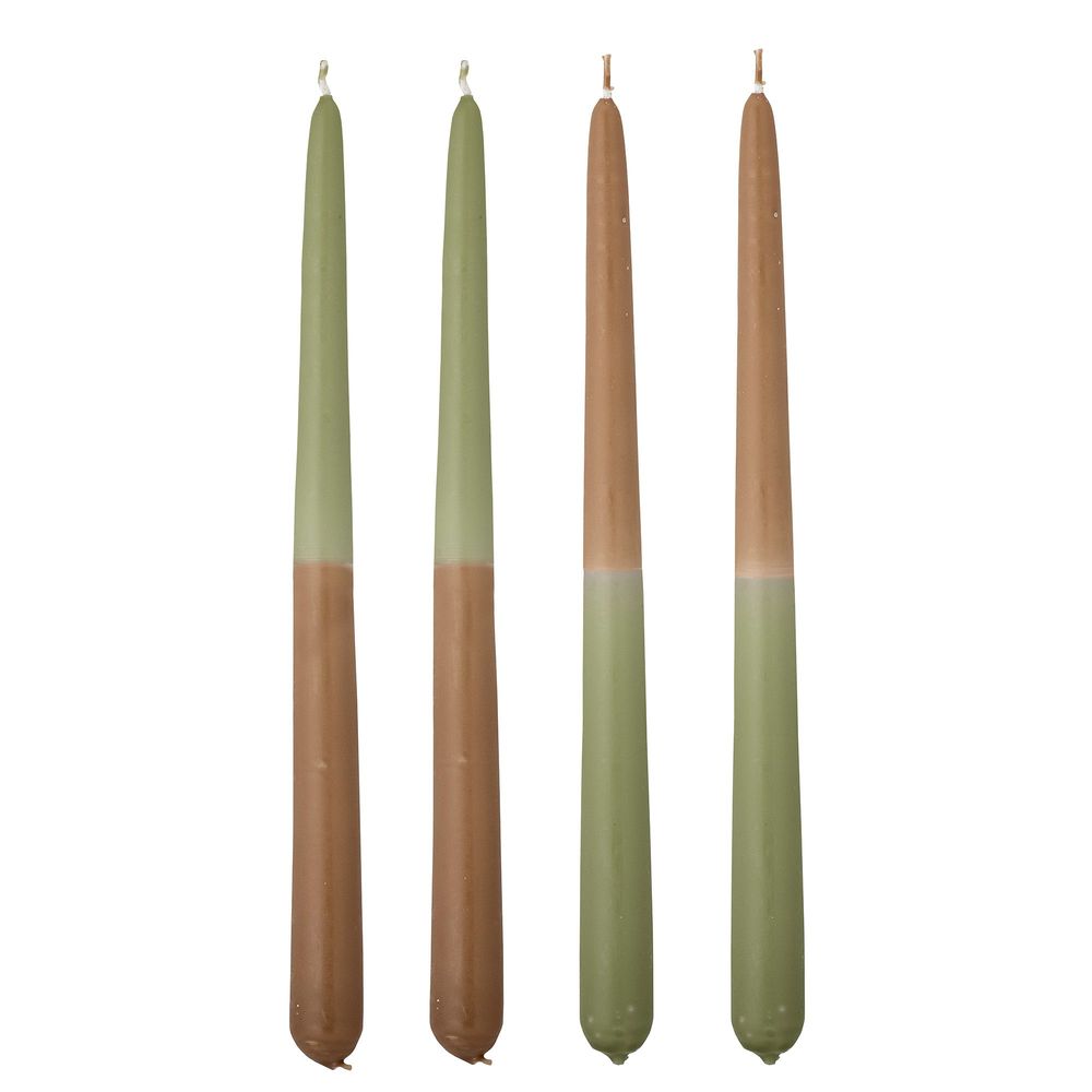 Candles - Burma Candle, Green, Parafin Pack of 4 - BLOOMINGVILLE MULTIBRAND HOUSE