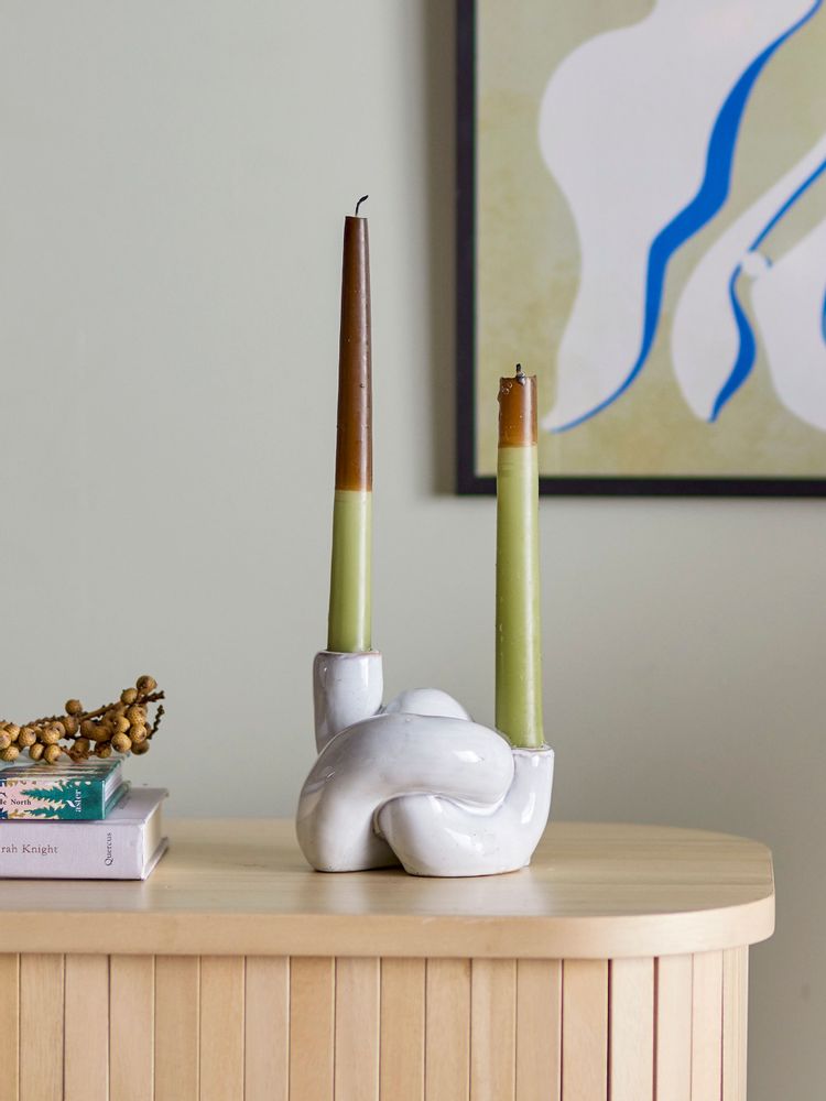 Candles - Burma Candle, Green, Parafin Pack of 4 - BLOOMINGVILLE MULTIBRAND HOUSE