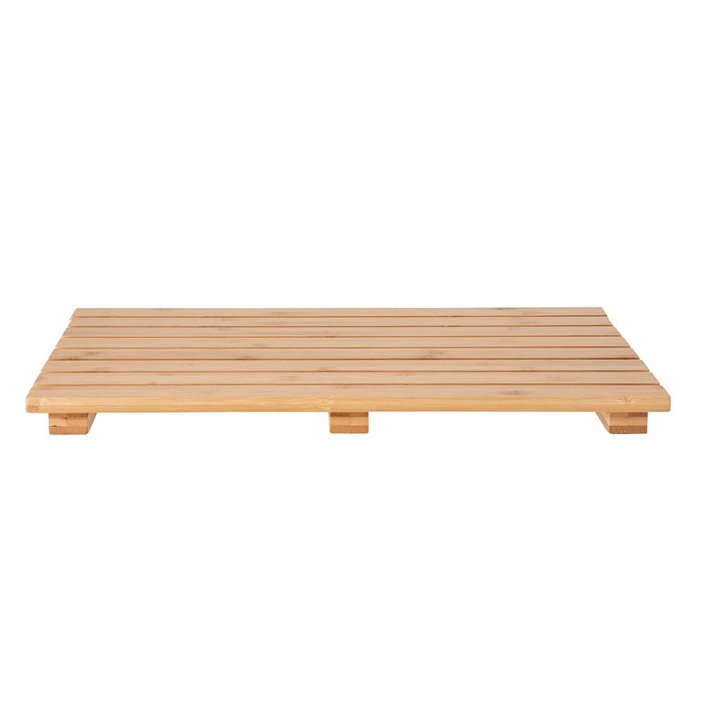 Rangements pour salle de bain - Aden Tapis de bain, Nature, Bambou - BLOOMINGVILLE MULTIBRAND HOUSE