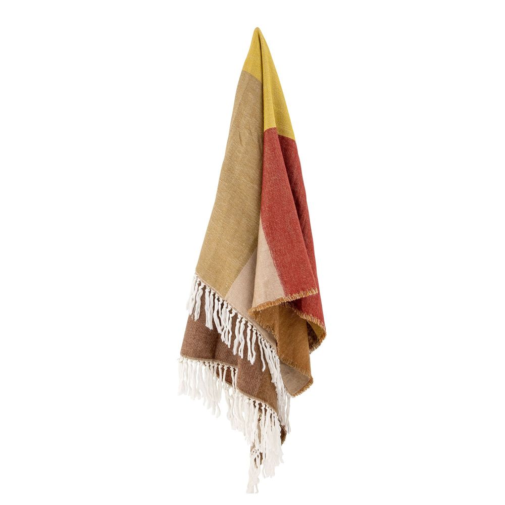 Throw blankets - Ara Throw, Brown, Acrylic  - BLOOMINGVILLE MULTIBRAND HOUSE