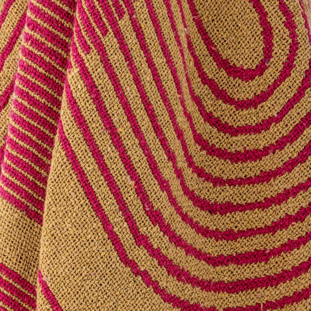 Throw blankets - Tiffanie Throw, Pink, Recycled Cotton - BLOOMINGVILLE MULTIBRAND HOUSE