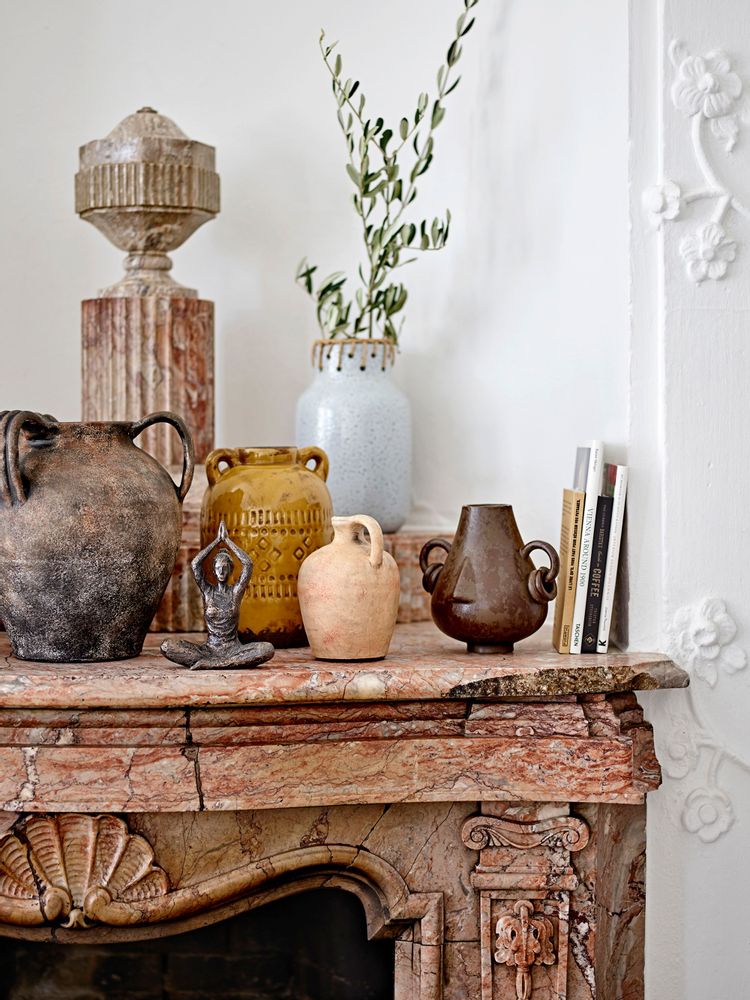Vases - Tarun Vase déco, Marron, Grès - BLOOMINGVILLE MULTIBRAND HOUSE
