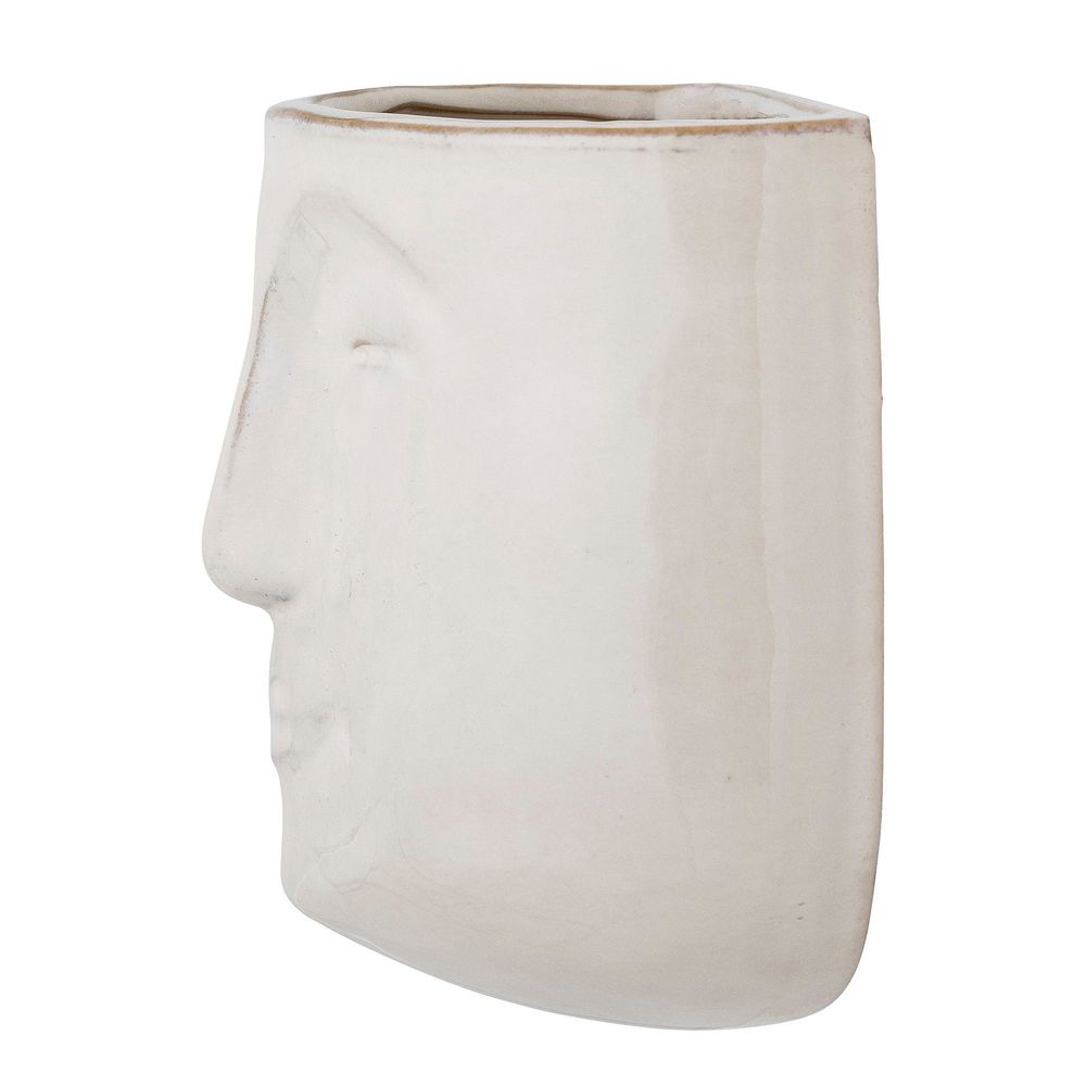 Pots de fleurs - Ignacia Pot de fleurs mural, Blanc, Grès - BLOOMINGVILLE MULTIBRAND HOUSE