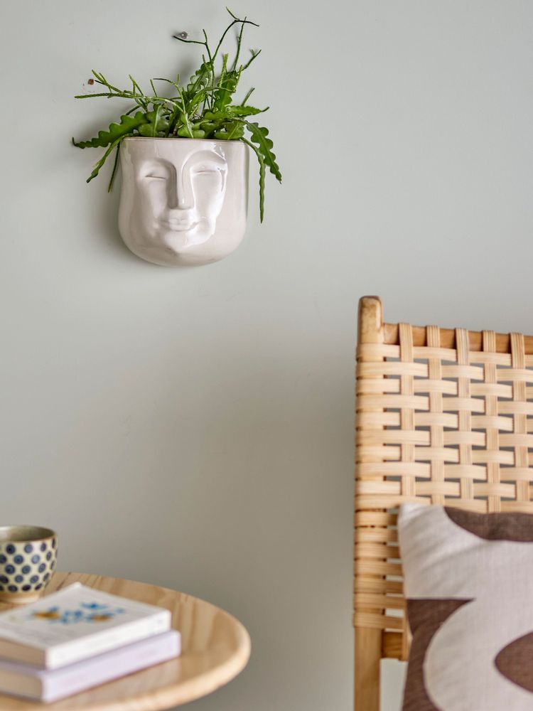 Pots de fleurs - Ignacia Pot de fleurs mural, Blanc, Grès - BLOOMINGVILLE MULTIBRAND HOUSE