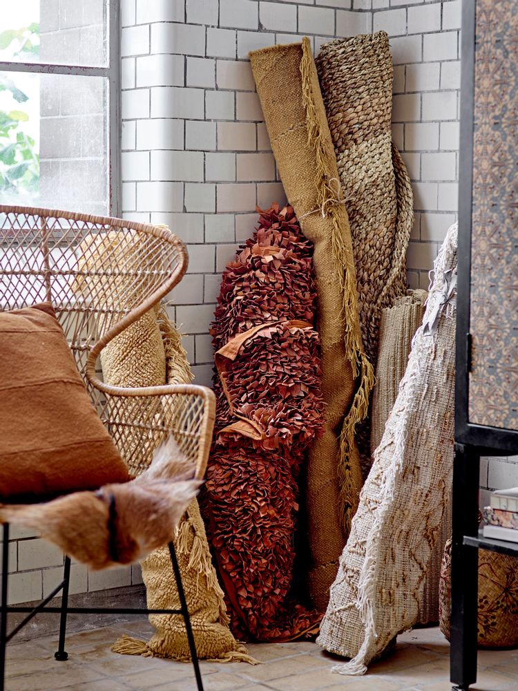 Coussins - Kita Coussin, Marron, Coton  - BLOOMINGVILLE MULTIBRAND HOUSE