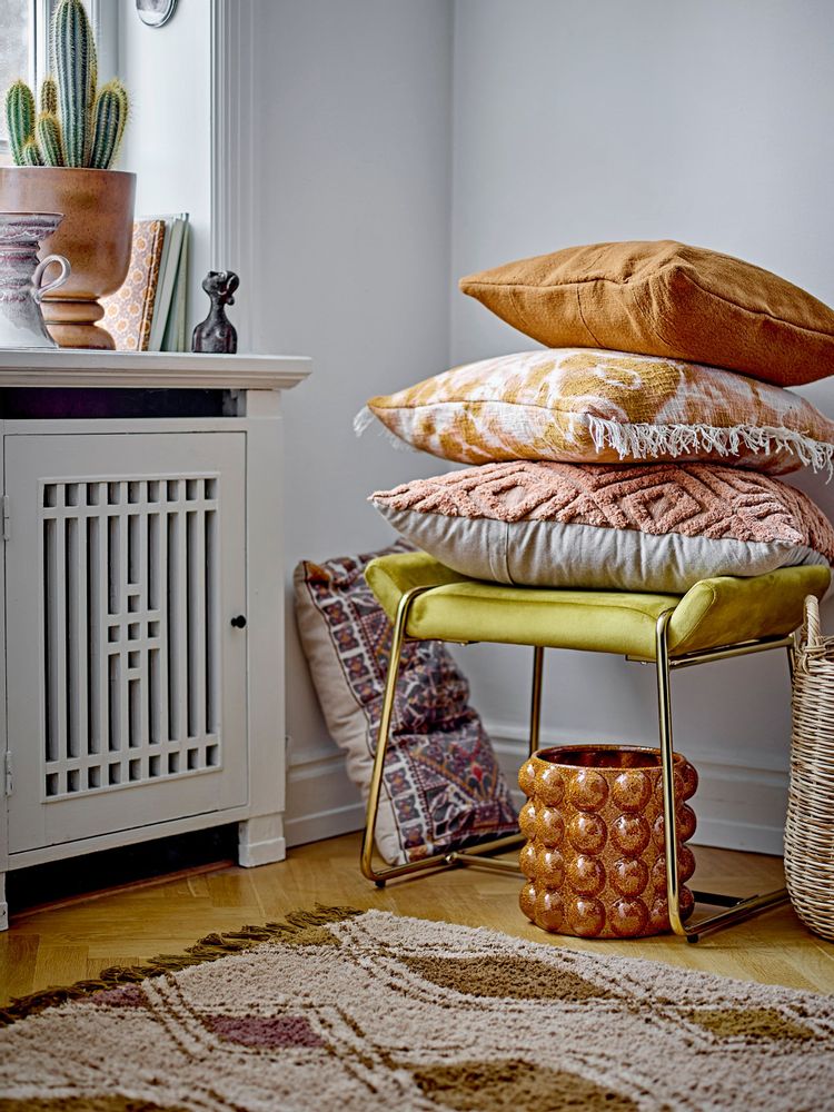 Coussins - Kita Coussin, Marron, Coton  - BLOOMINGVILLE MULTIBRAND HOUSE