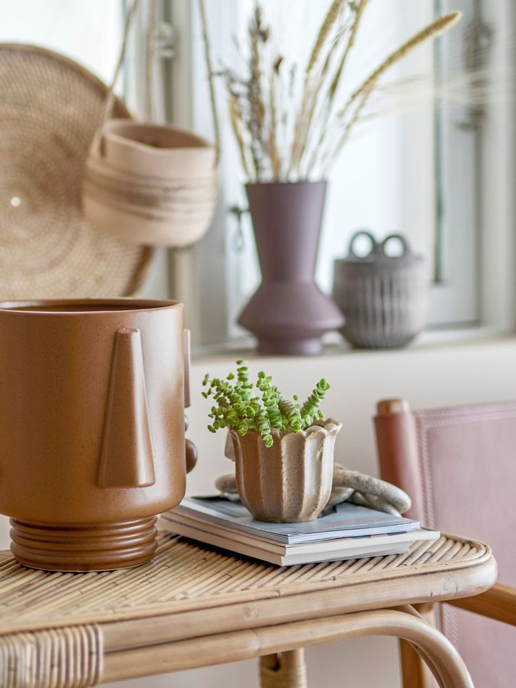 Pots de fleurs - Guxim Pot de fleurs, Marron, Grès - BLOOMINGVILLE MULTIBRAND HOUSE