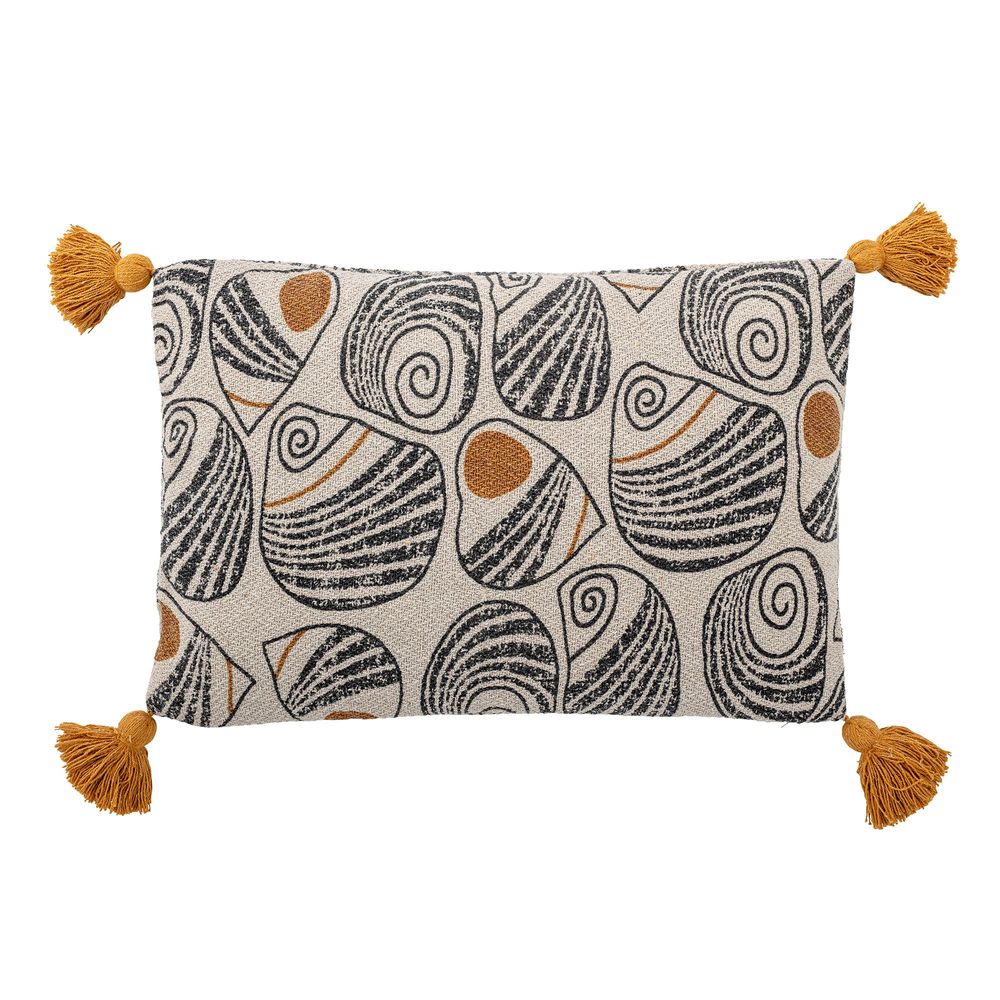 Coussins - Giano Coussin, Jaune, Coton recyclé  - BLOOMINGVILLE MULTIBRAND HOUSE