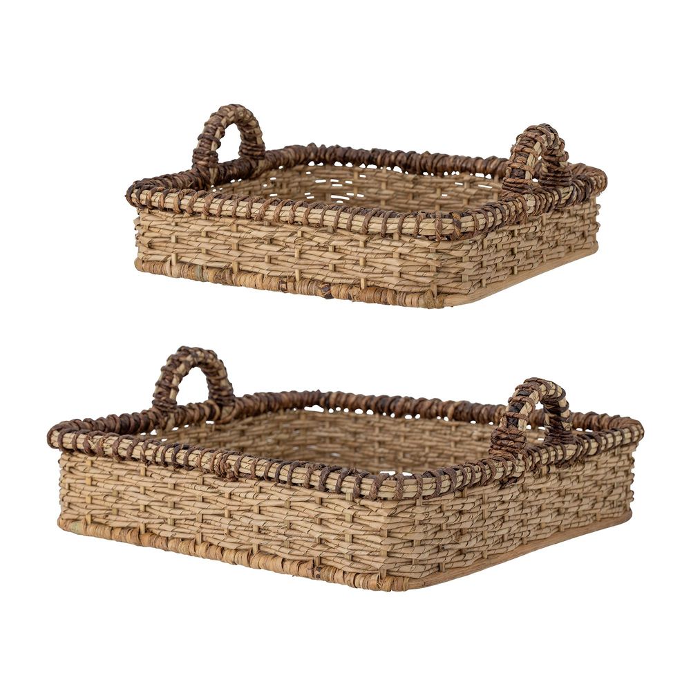 Shopping baskets - Todi Basket, Nature, Palm Leaf Set of 2 - CREATIVE COLLECTION