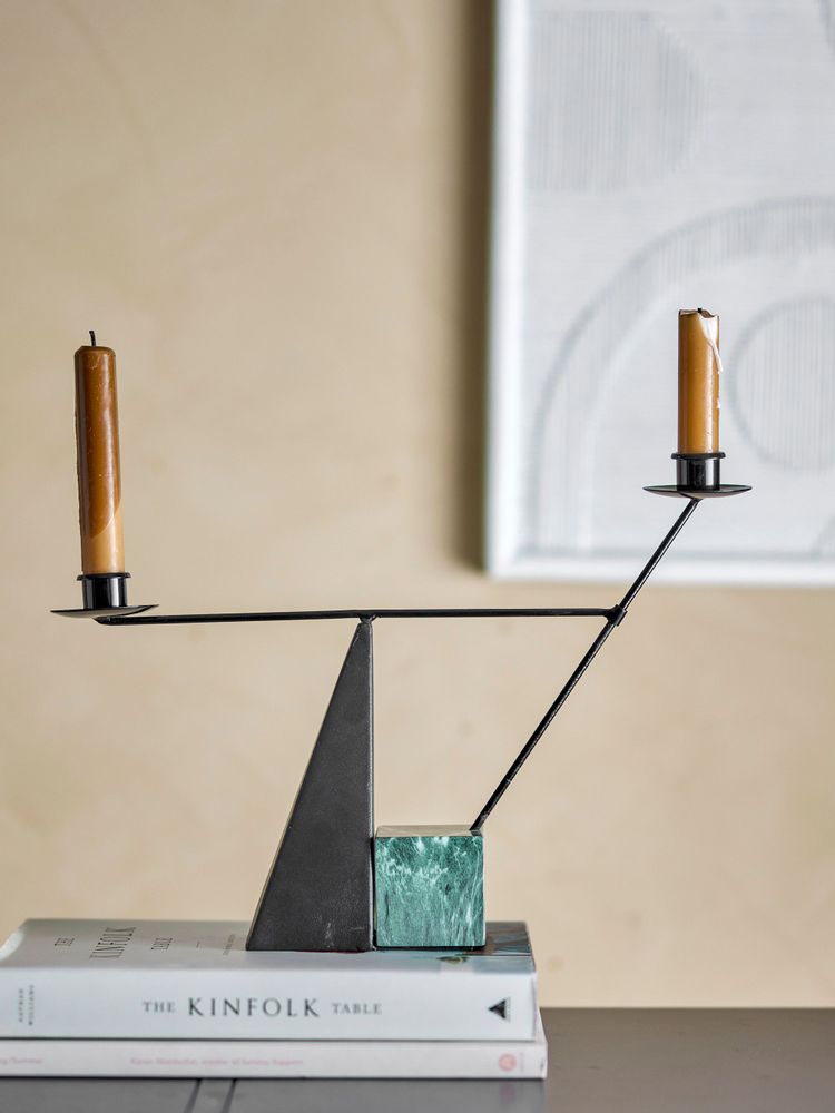 Bougeoirs et photophores - Jayda Bougeoir, Verte, Fer - BLOOMINGVILLE MULTIBRAND HOUSE