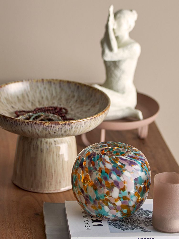 Bougeoirs et photophores - Vidia Photophore, Orange, Verre - BLOOMINGVILLE MULTIBRAND HOUSE