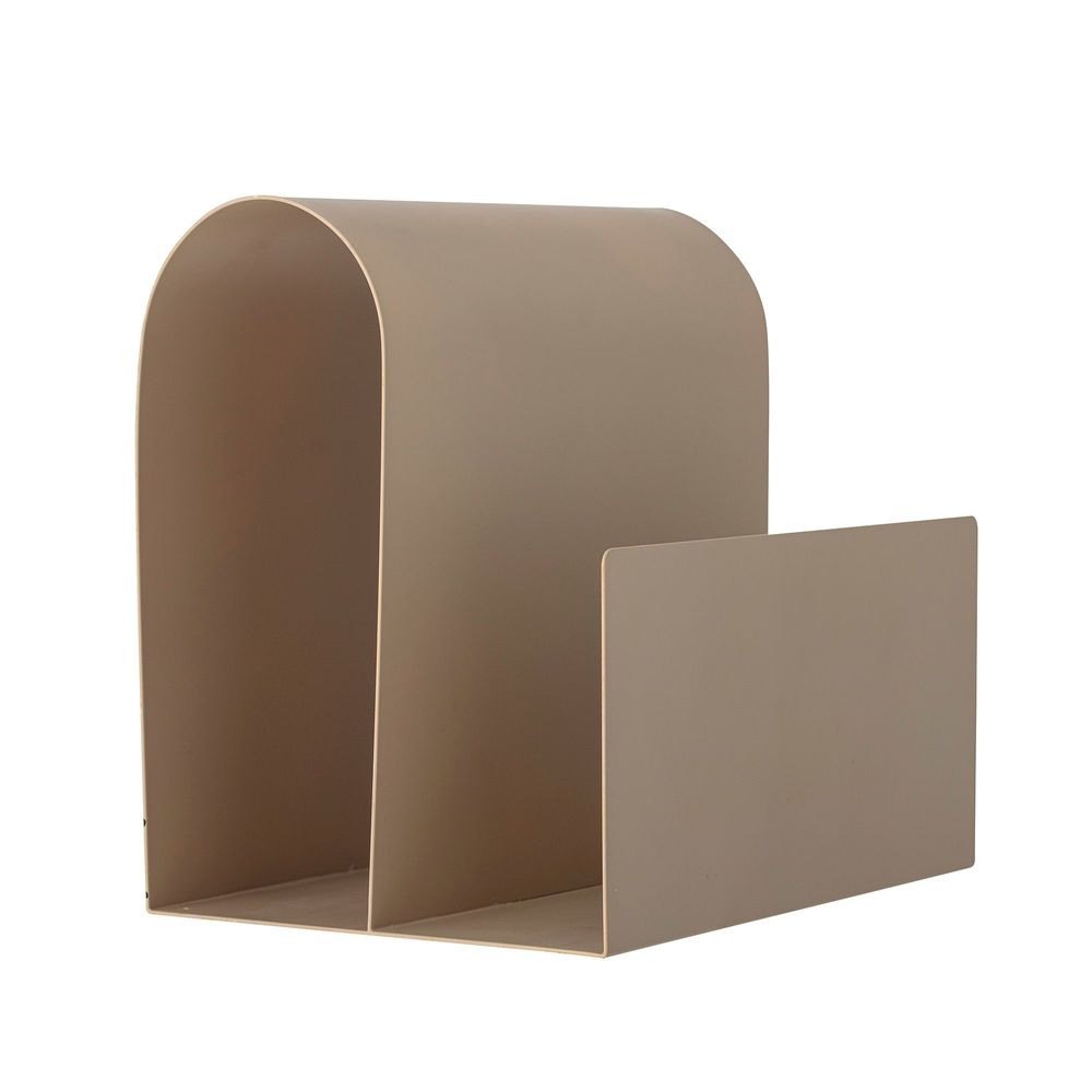 Storage boxes - Enya Magazine Holder, Brown, Metal - BLOOMINGVILLE MULTIBRAND HOUSE